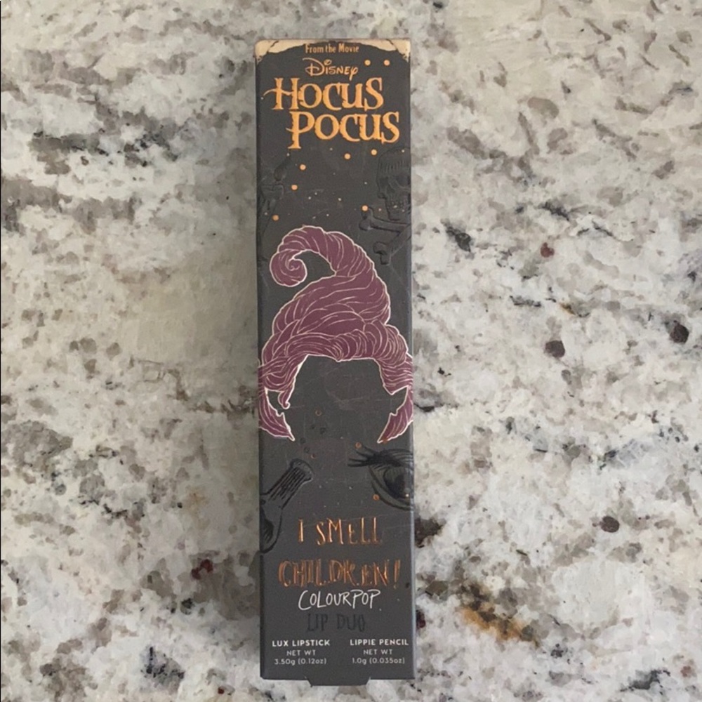 Hocus Pocus Colourpop I smell children lip duo